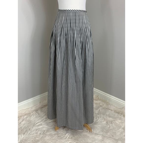 Vintage SILK Taffeta Gingham 2-Piece Jacket Skirt Special Occasion Preppy Modest - Picture 6 of 13